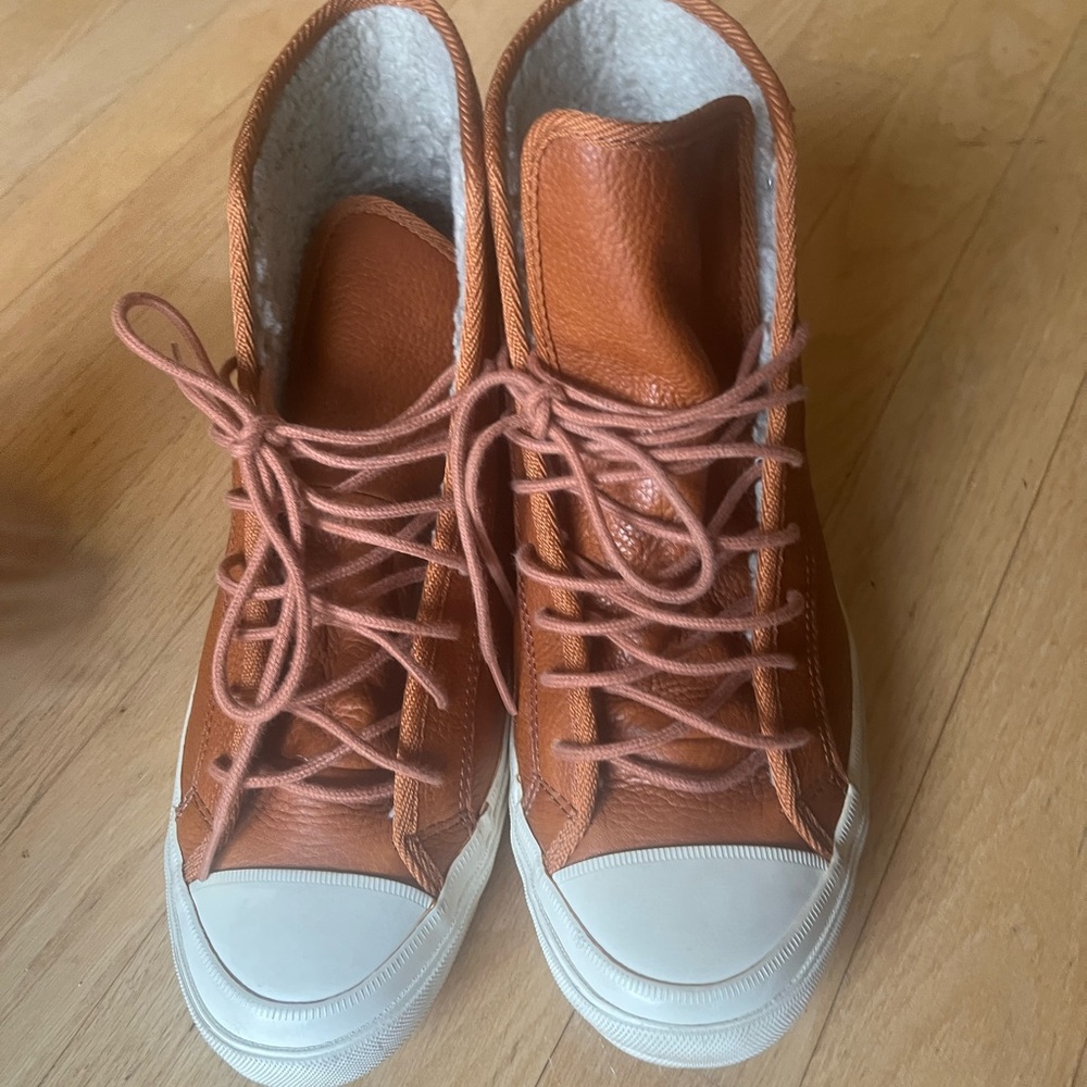 Converse Leather High-Top Sneakers